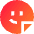 User Sticker Circle Icon from Sharp Gradient Set