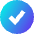 Check Circle Icon from Sharp Gradient Set