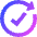 Check Forward Icon from Sharp Gradient Set