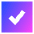 Check Square Icon from Sharp Gradient Set