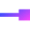 End Point Square Icon from Sharp Gradient Set