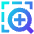 Zoom In Area Icon from Sharp Gradient Set