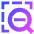 Zoom Out Area Icon from Sharp Gradient Set
