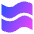 Warp Rise Icon from Sharp Gradient Set