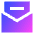 Inbox Open Icon from Sharp Gradient Set