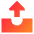 Inbox Tray 2 Icon from Sharp Gradient Set
