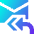 Mail Reply All Icon from Sharp Gradient Set