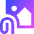 Email Attachment Image Icon from Sharp Gradient Set