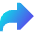 Forward Email Icon from Sharp Gradient Set