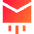 Mail Send Icon from Sharp Gradient Set