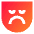 Sad Mask Icon from Sharp Gradient Set