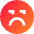 Smiley Grumpy Icon from Sharp Gradient Set