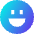 Smiley Happy Icon from Sharp Gradient Set
