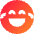 Smiley Laughing 1 Icon from Sharp Gradient Set