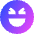 Smiley Laughing 2 Icon from Sharp Gradient Set