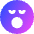 Smiley Sleepy Icon from Sharp Gradient Set