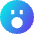 Smiley Surprised Icon from Sharp Gradient Set