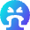 Smiley Throw Up Icon from Sharp Gradient Set