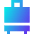 Suitcase Rolling Icon from Sharp Gradient Set