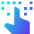 Braille Blind Icon from Sharp Gradient Set