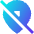 Location Pin Disabled Icon from Sharp Gradient Set