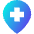Location Pin Medical Hospital 1 Icon from Sharp Gradient Set