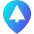 Location Pin Park Icon from Sharp Gradient Set