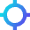 Location Target 2 Icon from Sharp Gradient Set