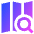 Map Search Icon from Sharp Gradient Set