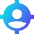 User Target Icon from Sharp Gradient Set