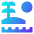 Beach Icon from Sharp Gradient Set