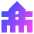 Government Building 1 Icon from Sharp Gradient Set