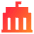 Government Building 2 Icon from Sharp Gradient Set