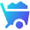 Mine Cart 1 Icon from Sharp Gradient Set