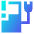 Electric Charging Station Alert Icon from Sharp Gradient Set