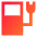 Electric Charging Station Icon from Sharp Gradient Set