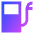 Gas Station Fuel Petroleum Icon from Sharp Gradient Set