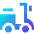 Motorcycle Courier Icon from Sharp Gradient Set