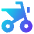 Motorcycle Side Icon from Sharp Gradient Set