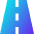 Street Road Icon from Sharp Gradient Set