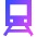 Train Front Icon from Sharp Gradient Set