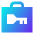 Baggage Lockers Icon from Sharp Gradient Set