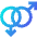 Gender Gay 1 Icon from Sharp Gradient Set