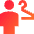 Locker Room Man Icon from Sharp Gradient Set