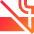 No Smoking Area Icon from Sharp Gradient Set