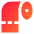 Toilet Paper Icon from Sharp Gradient Set