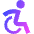 Wheelchair 2 Icon from Sharp Gradient Set