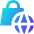 Online Shopping Icon from Sharp Gradient Set