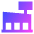 Mall Icon from Sharp Gradient Set