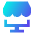 Store Computer Icon from Sharp Gradient Set